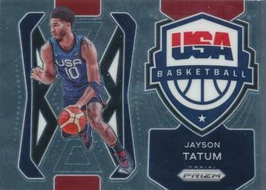#1 Jayson Tatum - USA - 2021-22 Panini Prizm - USA Basketball