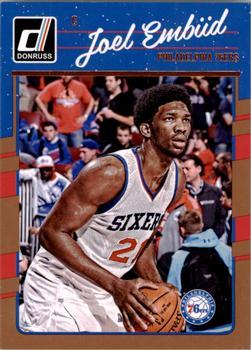 #1 Joel Embiid - Philadelphia 76ers - 2016-17 Donruss Basketball