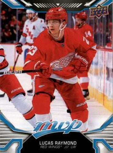 #1 Lucas Raymond - Detroit Red Wings - 2022-23 Upper Deck MVP Hockey