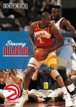 #1 Stacey Augmon - Atlanta Hawks - 1992-93 SkyBox Basketball