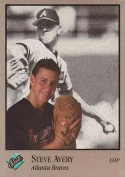 #1 Steve Avery - Atlanta Braves - 1992 Studio Baseball