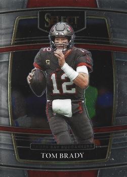 #1 Tom Brady - Tampa Bay Buccaneers - 2021 Panini Select - Black and Gold Prizm Die Cut Football