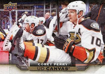 #C1 Corey Perry - Anaheim Ducks - 2015-16 Upper Deck - UD Canvas Hockey