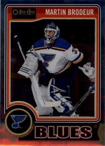 #1 Martin Brodeur - St. Louis Blues - 2014-15 O-Pee-Chee Platinum Hockey