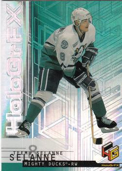 #1 Teemu Selanne - Anaheim Mighty Ducks - 1999-00 Upper Deck HoloGrFX Hockey
