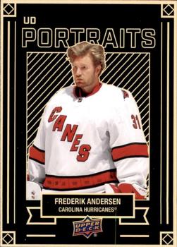 #P-1 Frederik Andersen - Carolina Hurricanes - 2022-23 Upper Deck - UD Portraits Hockey