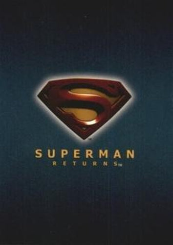 #1 Superman Returns - 2006 Topps Superman Returns