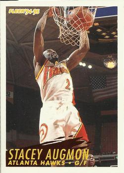 #1 Stacey Augmon - Atlanta Hawks - 1994-95 Fleer Basketball