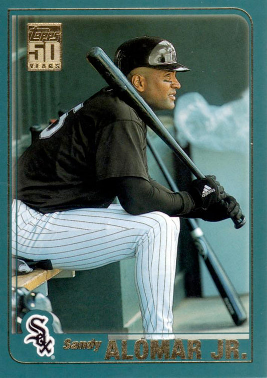 #T1 Sandy Alomar Jr. - Chicago White Sox - 2001 Topps Traded & Rookies Baseball