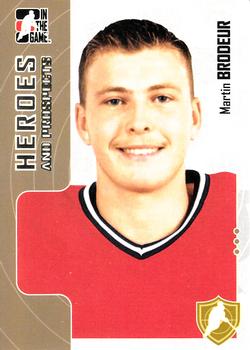 #1 Martin Brodeur - Saint-Hyacinthe Laser - 2005-06 In The Game Heroes and Prospects Hockey