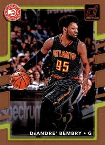 #1 DeAndre' Bembry - Atlanta Hawks - 2017-18 Donruss Basketball