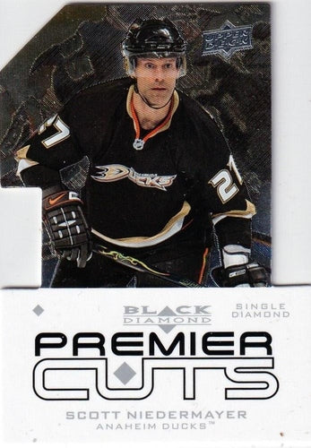 #PDC1 Scott Niedermayer - Anaheim Ducks - 2008-09 Upper Deck Black Diamond - Premier Die Cut Hockey