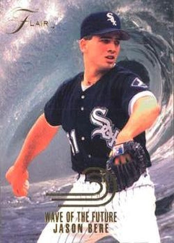 #1 Jason Bere - Chicago White Sox - 1993 Flair - Wave of the Future Baseball