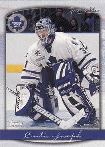 #1 Curtis Joseph - Toronto Maple Leafs - 1999-00 Topps Premier Plus Hockey