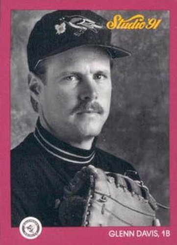 #1 Glenn Davis - Baltimore Orioles - 1991 Studio Baseball