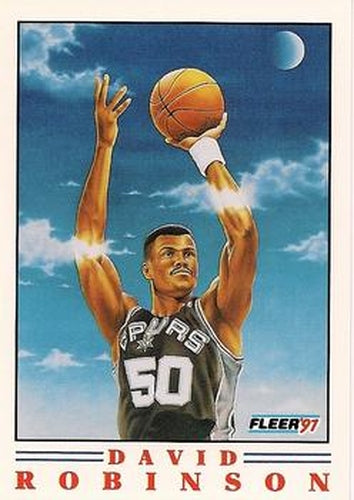 #1 David Robinson - San Antonio Spurs - 1991-92 Fleer - Pro-Visions Basketball