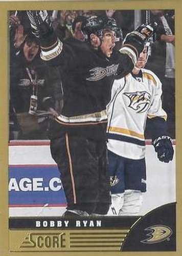 #1 Bobby Ryan - Anaheim Ducks - 2013-14 Score - Gold Hockey