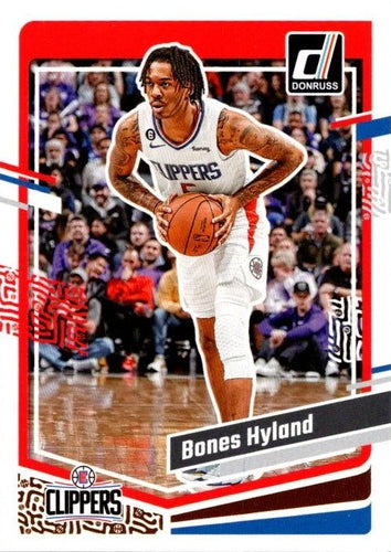 #1 Bones Hyland - Los Angeles Clippers - 2023-24 Donruss Basketball