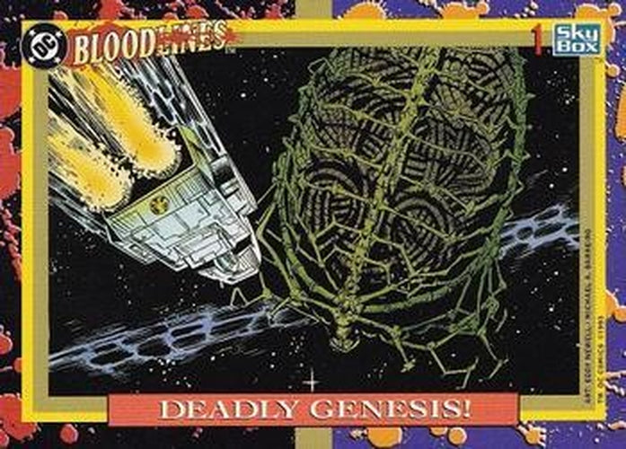 #1 Deadly Genesis! - 1993 SkyBox DC Comics Bloodlines