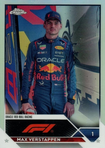#1b Max Verstappen - Oracle Red Bull Racing - 2023 Topps Chrome Formula 1 Racing