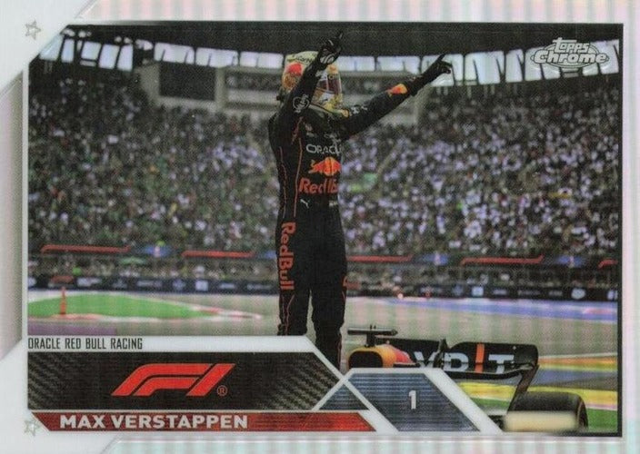 #1c Max Verstappen - Oracle Red Bull Racing - 2023 Topps Chrome Formula 1 Racing