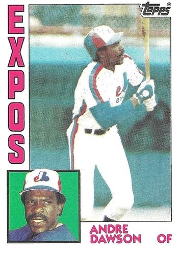 #200 Andre Dawson - Montreal Expos - 1984 Topps Baseball