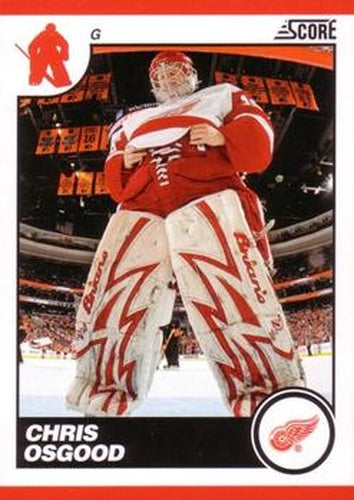 #200 Chris Osgood - Detroit Red Wings - 2010-11 Score Hockey
