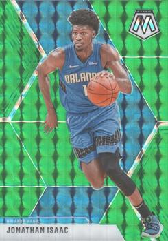 #200 Jonathan Isaac - Orlando Magic - 2019-20 Panini Mosaic - Green Prizm Basketball