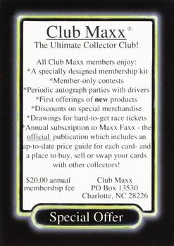 #200 Checklist C - 1990 Maxx Racing