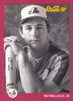 #200 Tim Wallach - Montreal Expos - 1991 Studio Baseball