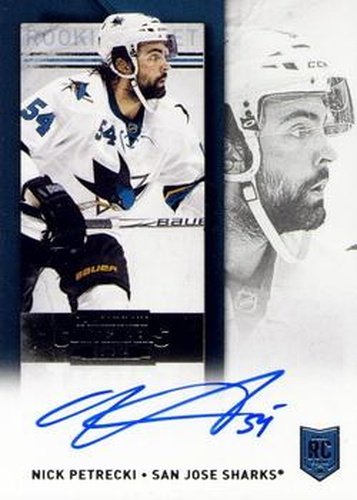 #200 Nick Petrecki - San Jose Sharks - 2013-14 Panini Contenders Hockey