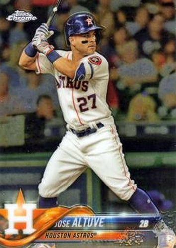 #200 Jose Altuve - Houston Astros - 2018 Topps Chrome Baseball