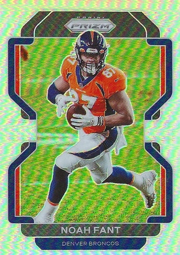 #200 Noah Fant - Denver Broncos - 2021 Panini Prizm - Silver Football