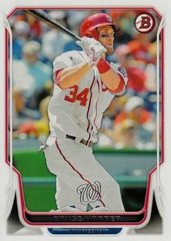 #200 Bryce Harper - Washington Nationals - 2014 Bowman Baseball