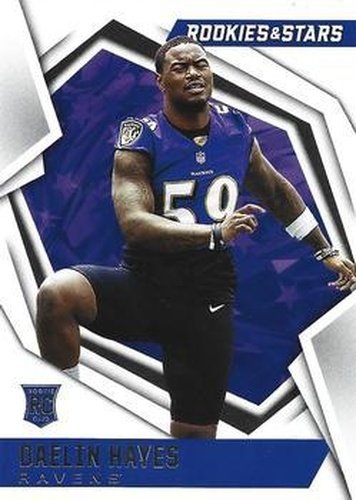 #200 Daelin Hayes - Baltimore Ravens - 2021 Panini Rookies & Stars Football