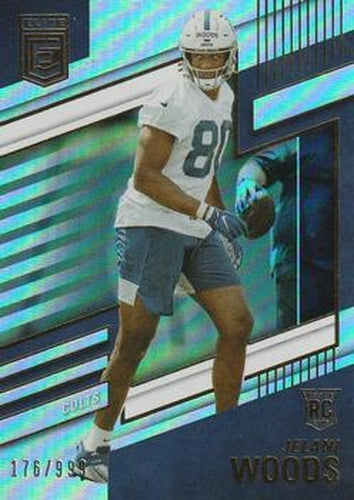 #200 Jelani Woods - Indianapolis Colts - 2022 Donruss Elite Football