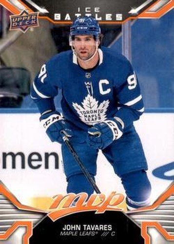 #200 John Tavares - Toronto Maple Leafs - 2022-23 Upper Deck MVP - Ice Battles Hockey