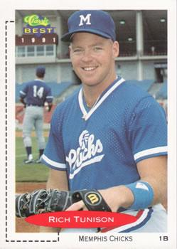 #200 Rich Tunison - Memphis Chicks - 1991 Classic Best Baseball