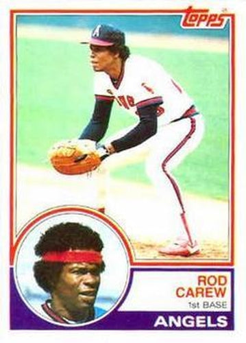 #200 Rod Carew - California Angels - 1983 Topps Baseball