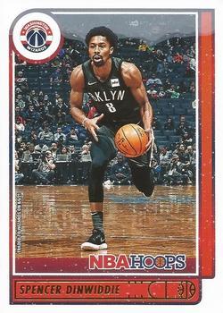 #200 Spencer Dinwiddie - Washington Wizards - 2021-22 Hoops Winter Basketball