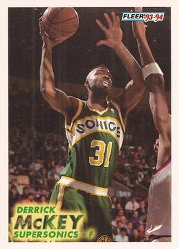 #200 Derrick McKey - Seattle SuperSonics - 1993-94 Fleer Basketball