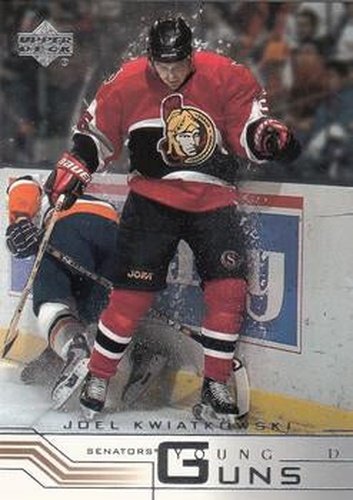 #200 Joel Kwiatkowski - Ottawa Senators - 2001-02 Upper Deck Hockey
