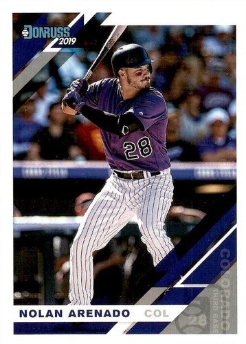 #200 Nolan Arenado - Colorado Rockies - 2019 Donruss Baseball