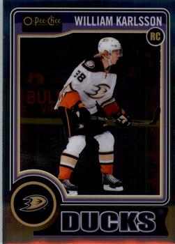 #200 William Karlsson - Anaheim Ducks - 2014-15 O-Pee-Chee Platinum Hockey