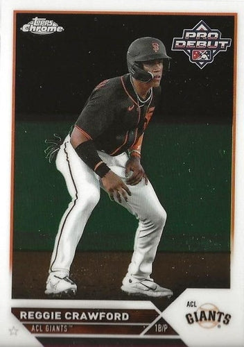 #PDC-200 Reggie Crawford - ACL Giants - 2023 Topps Pro Debut - Chrome Baseball