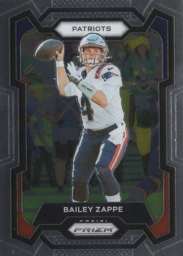 #200 Bailey Zappe - New England Patriots - 2023 Panini Prizm Football
