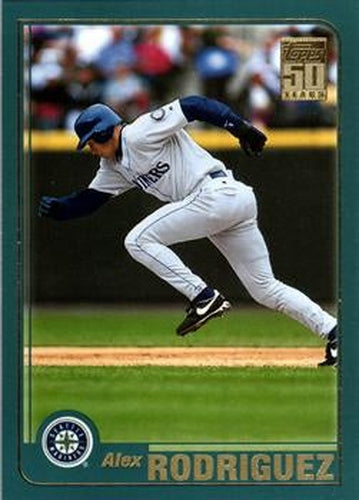 #200 Alex Rodriguez - Seattle Mariners - 2001 Topps Baseball