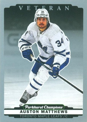 #200 Auston Matthews - Toronto Maple Leafs - 2022-23 Parkhurst Champions - Silver Hockey