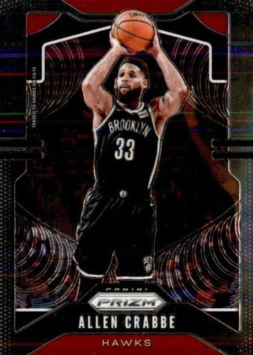 #200 Allen Crabbe - Atlanta Hawks - 2019-20 Panini Prizm Basketball