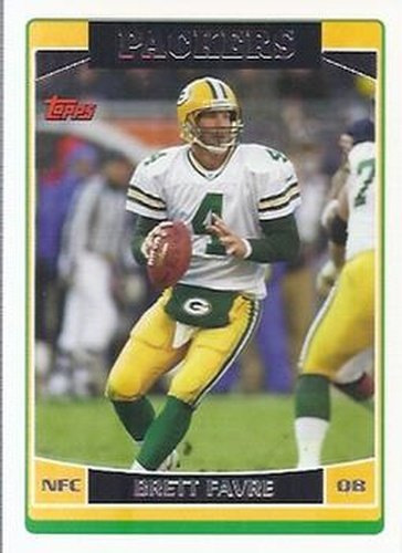 #200 Brett Favre - Green Bay Packers - 2006 Topps Football